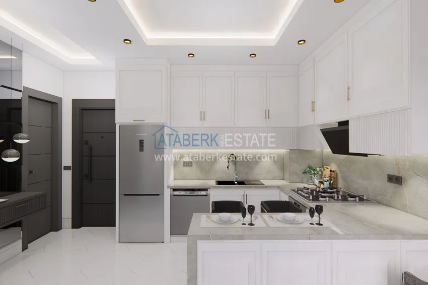 Приобрести Новый проект элитной резиденции с отельной инфраструктурой Алания - Авсаллар 6 