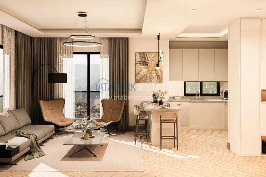 Приобрести Квартиры в Анталии – Алтынташ, по доступным ценам в строящемся жилом комплексе 10 