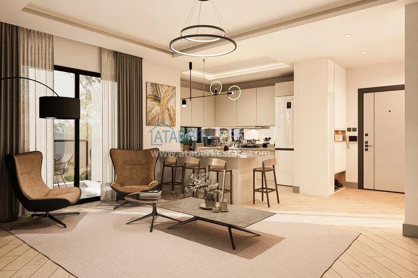 Приобрести Квартиры в Анталии – Алтынташ, по доступным ценам в строящемся жилом комплексе 11 