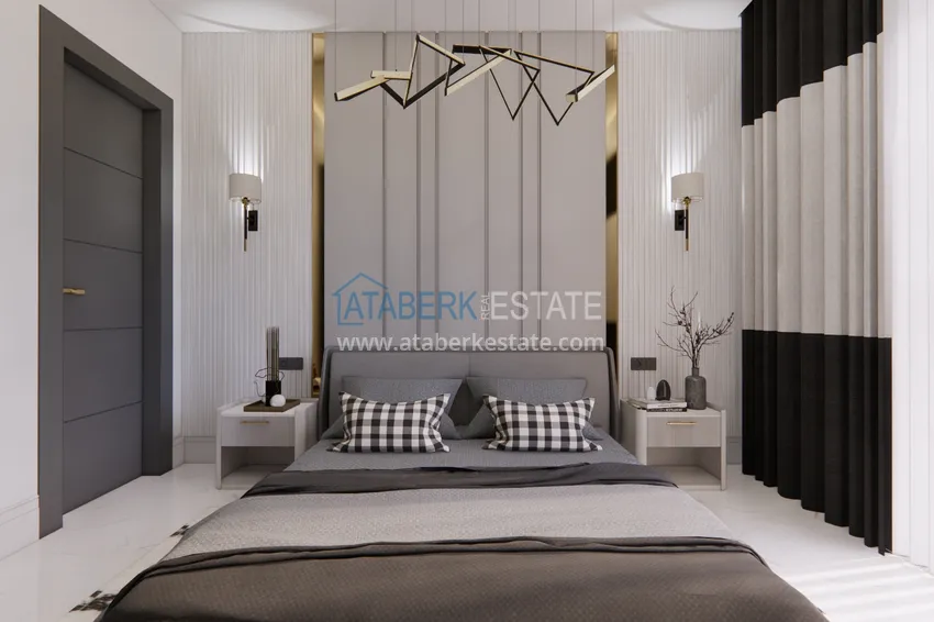 Приобрести Новый проект элитной резиденции с отельной инфраструктурой Алания - Авсаллар 23 