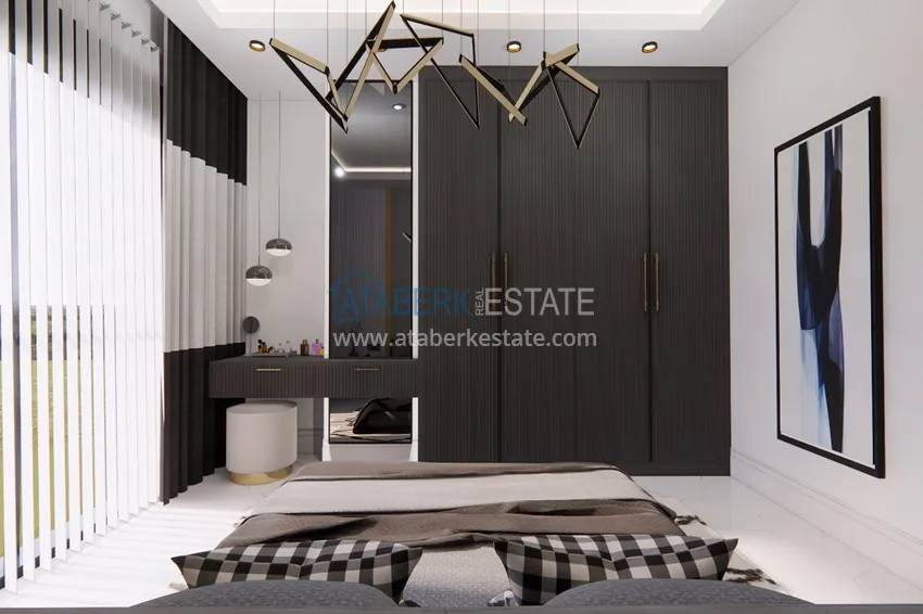 Приобрести Новый проект элитной резиденции с отельной инфраструктурой Алания - Авсаллар 26 