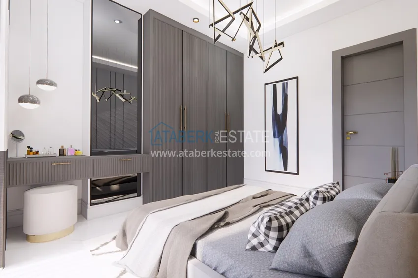 Приобрести Новый проект элитной резиденции с отельной инфраструктурой Алания - Авсаллар 27 