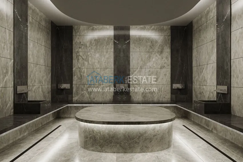 Квартиры в Газипаше на этапе котлована в резиденции с отельной инфраструктурой 19