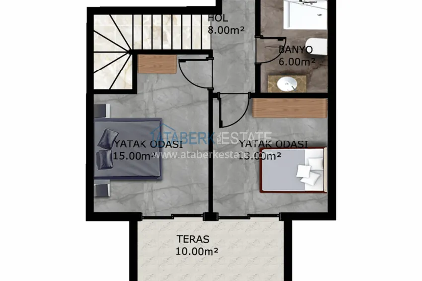Купить дешево Квартиры на этапе строительства в Махмутларе – инвестиционный проект с хорошей инфраструктурой 12 
