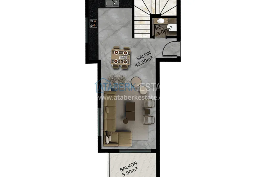 Купить дешево Квартиры на этапе строительства в Махмутларе – инвестиционный проект с хорошей инфраструктурой 8 