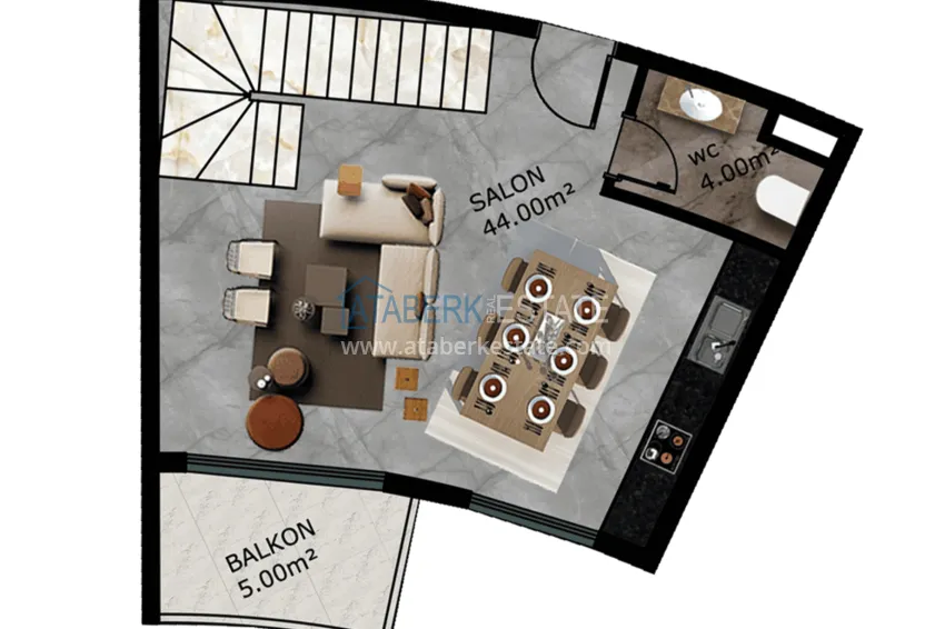 Купить дешево Квартиры на этапе строительства в Махмутларе – инвестиционный проект с хорошей инфраструктурой 14 