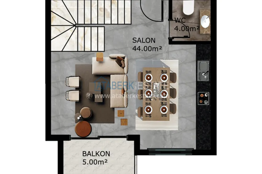 Купить дешево Квартиры на этапе строительства в Махмутларе – инвестиционный проект с хорошей инфраструктурой 9 