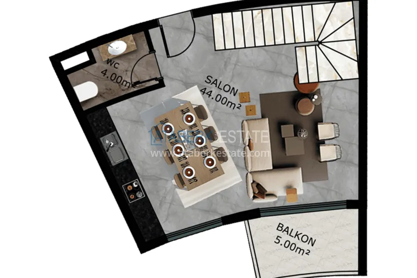 Купить дешево Квартиры на этапе строительства в Махмутларе – инвестиционный проект с хорошей инфраструктурой 17 