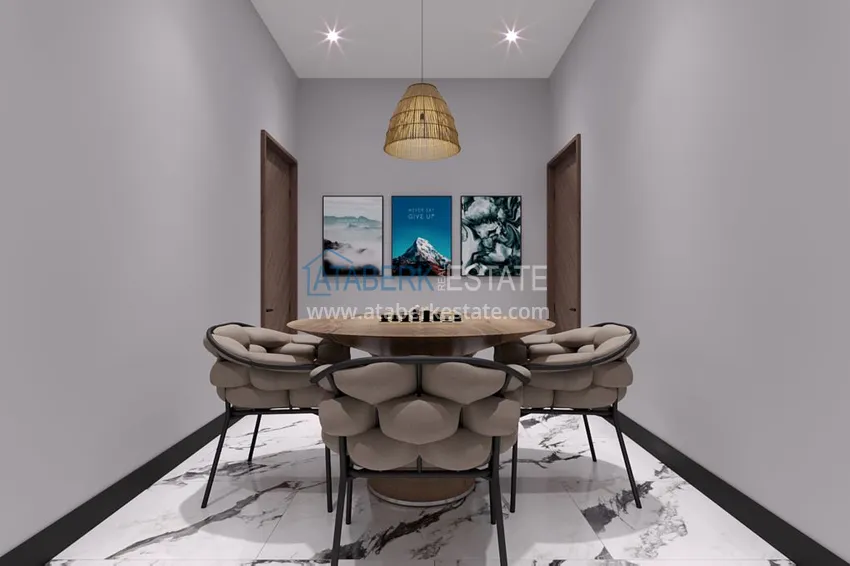 Приобрести Виллы премиум-класса! Уникальный проект коттеджного комплекса под гражданство - Алания район Ешильоз 41 