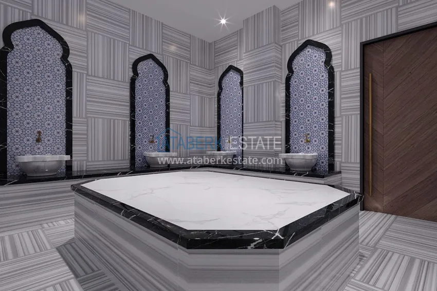 Приобрести Виллы премиум-класса! Уникальный проект коттеджного комплекса под гражданство - Алания район Ешильоз 42 