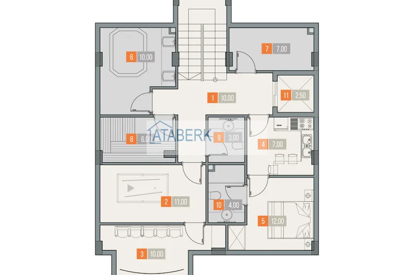 Купить дешево Виллы премиум-класса! Уникальный проект коттеджного комплекса под гражданство - Алания район Ешильоз 28 