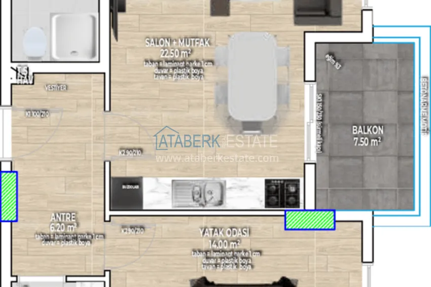 Купить дешево Предложение от строительной компании – недвижимость по выгодным ценам – район Демирташ 3 