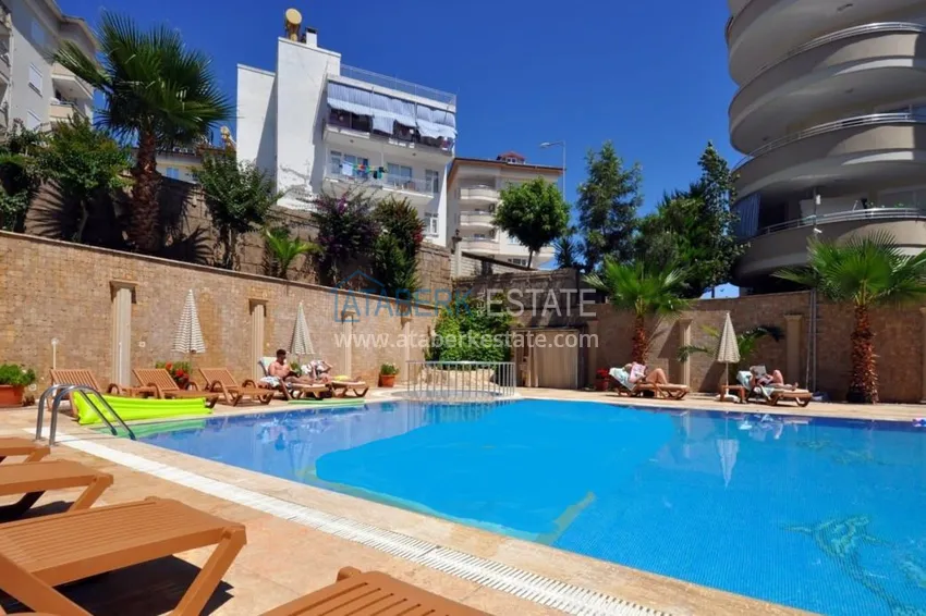 Квартира в районе Джикджилли меблированная с видом на море и замок 2 