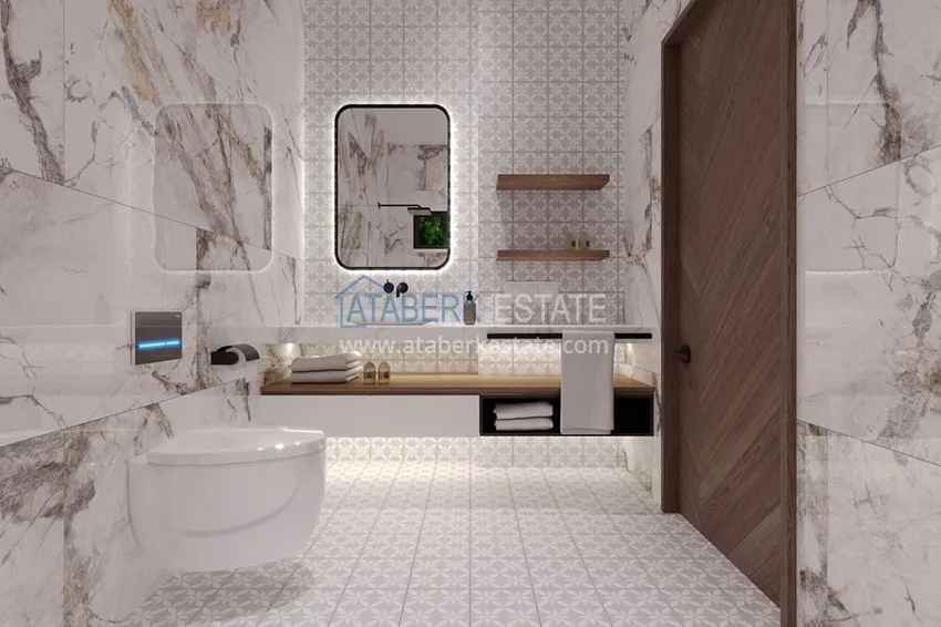 Приобрести Виллы премиум-класса! Уникальный проект коттеджного комплекса под гражданство - Алания район Ешильоз 32 