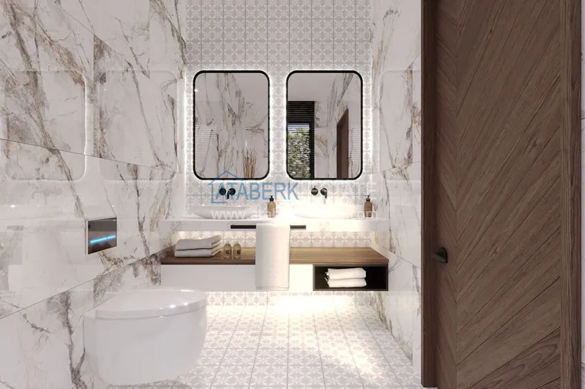 Приобрести Виллы премиум-класса! Уникальный проект коттеджного комплекса под гражданство - Алания район Ешильоз 33 