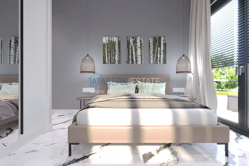 Приобрести Виллы премиум-класса! Уникальный проект коттеджного комплекса под гражданство - Алания район Ешильоз 20 