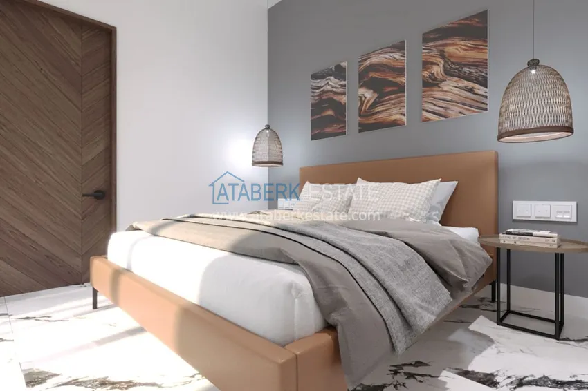 Приобрести Виллы премиум-класса! Уникальный проект коттеджного комплекса под гражданство - Алания район Ешильоз 21 