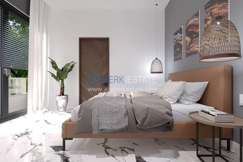 Приобрести Виллы премиум-класса! Уникальный проект коттеджного комплекса под гражданство - Алания район Ешильоз 23 