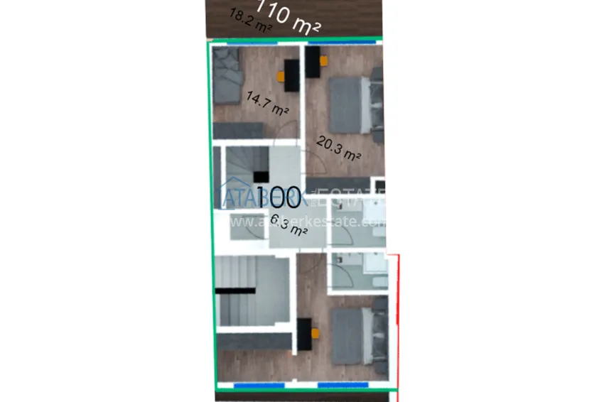 Купить дешево Инвестиционная недвижимость – новый проект резиденции с отельной инфраструктурой в Газипаше 6