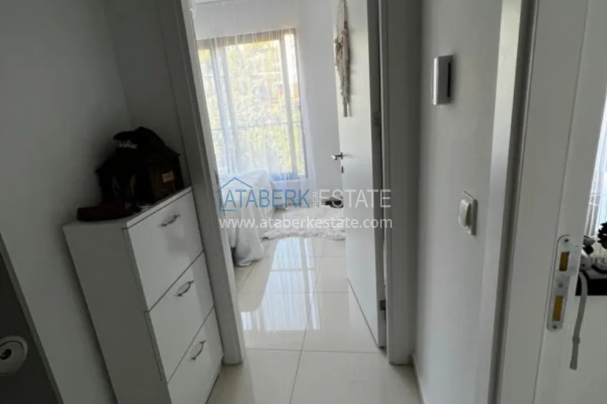 Приобрести Двухкомнатная квартира с мебелью в элитной резиденции – Алания, район Кестель 14 