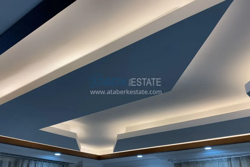 Приобрести Двухкомнатная квартира с мебелью, застекленным балконом и с панорамным открытым видом на море и горы – Газипаша 10 