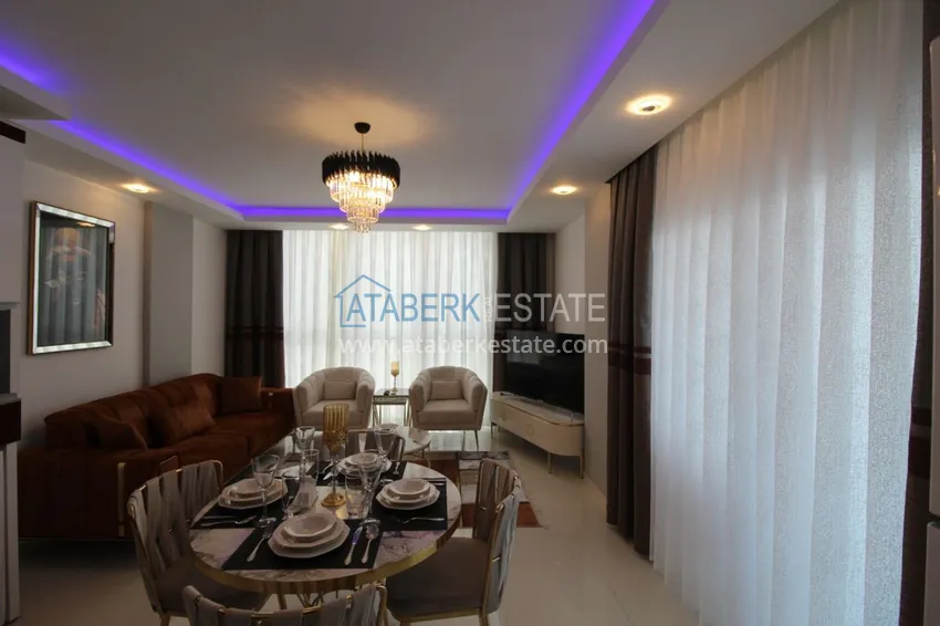 Приобрести Квартира в районе Тосмур двухкомнатная с современной мебелью и застекленным балконом 9 