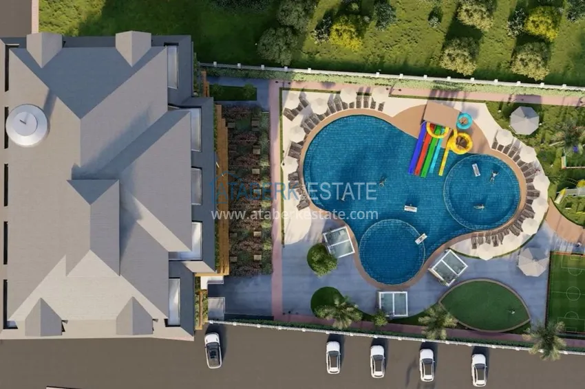 Старт продаж! Новый проект резиденции с отельной инфраструктурой – Алания, Паяллар 10 