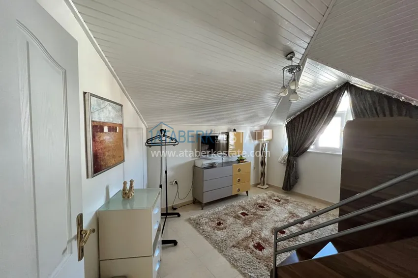 Приобрести Дуплекс в престижном комплексе с видом на море и горы, Джикджилли – Алания 14 