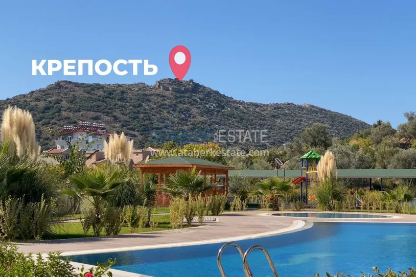 Квартира 2+1 с чистовой отделкой в Газипаше в резиденции с инфраструктурой 12