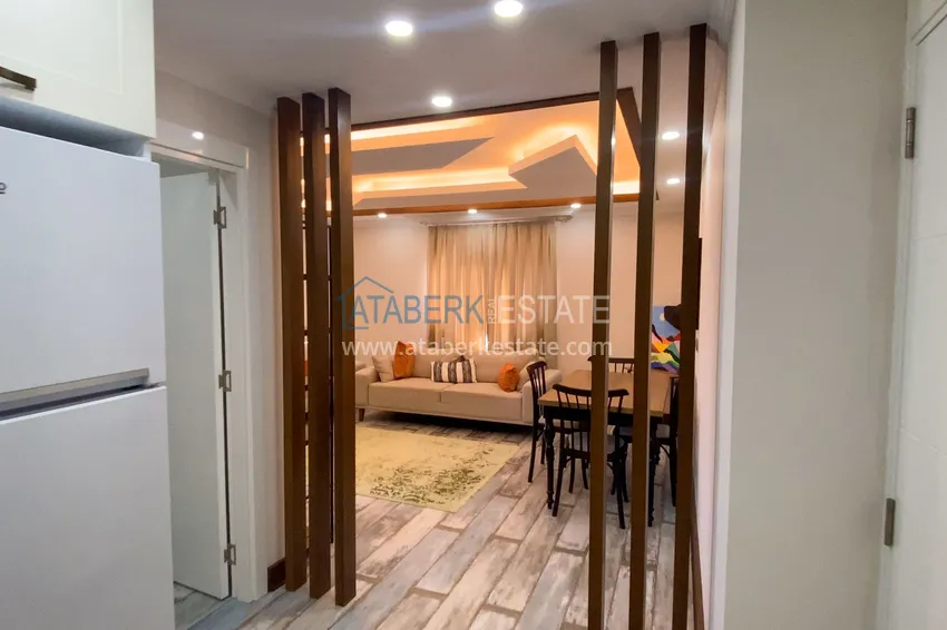 Приобрести Двухкомнатная квартира с мебелью, застекленным балконом и с панорамным открытым видом на море и горы – Газипаша 11 