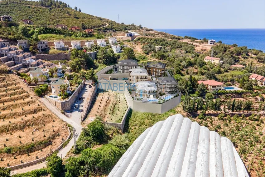 Виллы премиум-класса! Уникальный проект коттеджного комплекса под гражданство - Алания район Ешильоз 13 