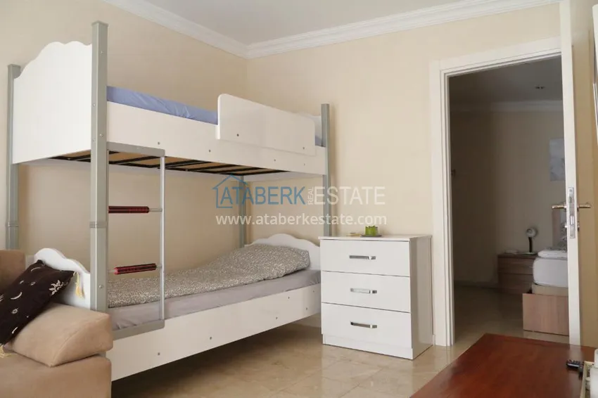 Приобрести Двухэтажная квартира в районе Тосмур с мебелью в комплексе на берегу горной реки  14 