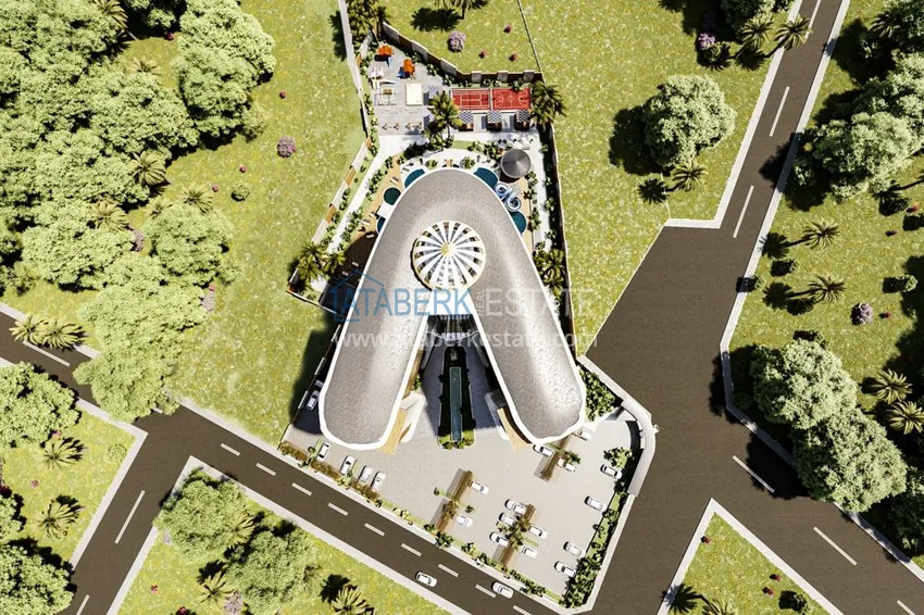 Квартиры в Газипаше на этапе котлована в резиденции с отельной инфраструктурой 11