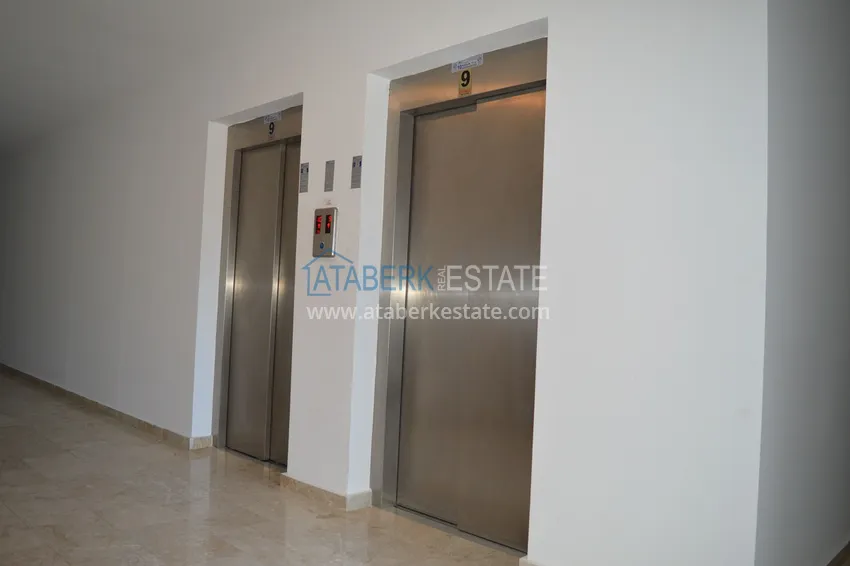 Меблированная квартира с отдельной кухней, видом на море и горы - Алания район Махмутлар 13 