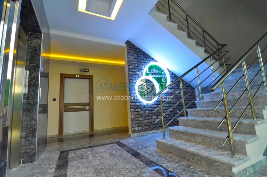 Квартира в районе Кестель, Алания меблированная с красивым видом на горы 16 