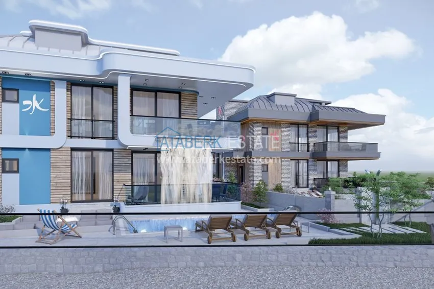 Виллы премиум-класса! Уникальный проект коттеджного комплекса под гражданство - Алания район Ешильоз 16 