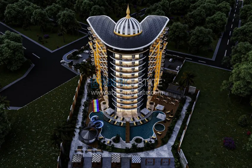 Квартиры в Газипаше на этапе котлована в резиденции с отельной инфраструктурой 7