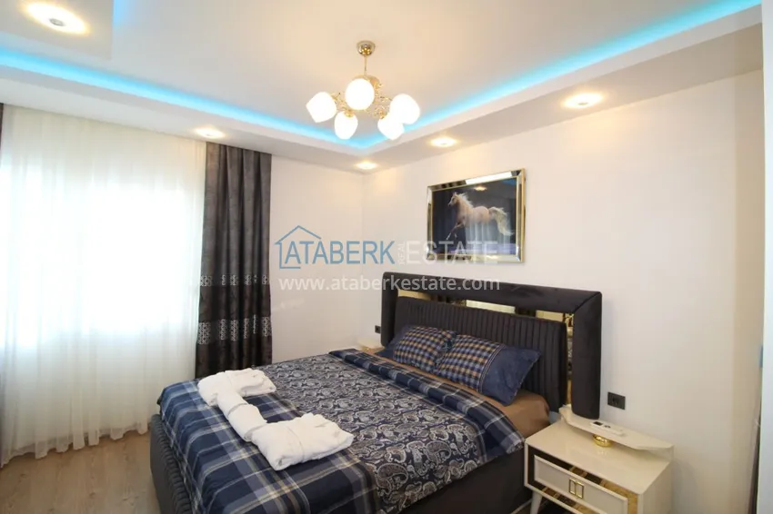 Приобрести Квартира в районе Тосмур двухкомнатная с современной мебелью и застекленным балконом 13 