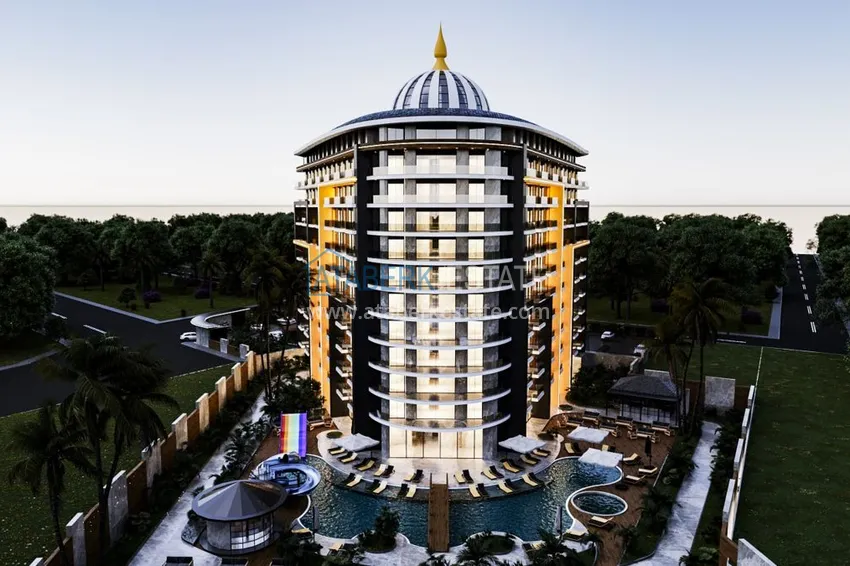 Квартиры в Газипаше на этапе котлована в резиденции с отельной инфраструктурой 8