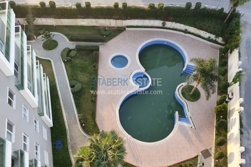 Приобрести Меблированная квартира с отдельной кухней, видом на море и горы - Алания район Махмутлар 18 