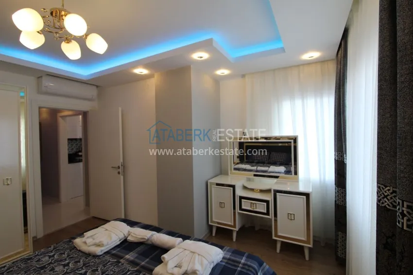 Приобрести Квартира в районе Тосмур двухкомнатная с современной мебелью и застекленным балконом 15 