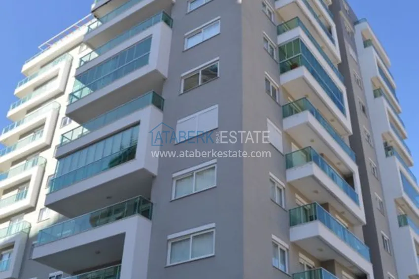 Меблированная квартира с отдельной кухней, видом на море и горы - Алания район Махмутлар 2 