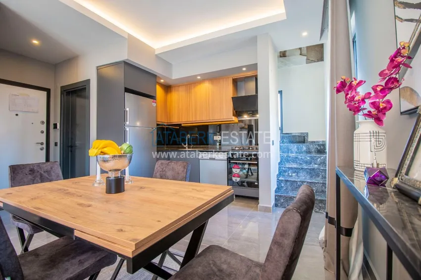 Приобрести Пентхаус-дуплекс в Оба меблированный - с видом на горы 1 