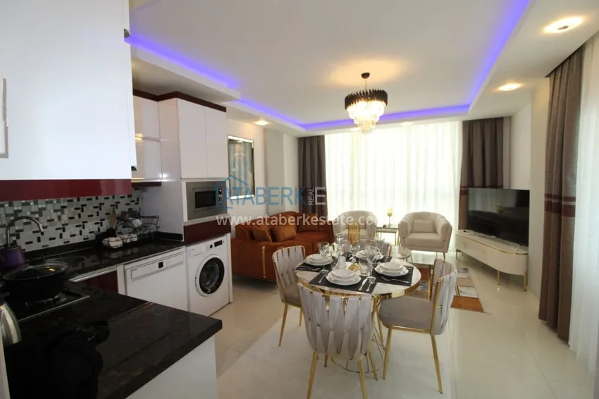 Приобрести Квартира в районе Тосмур двухкомнатная с современной мебелью и застекленным балконом 2 