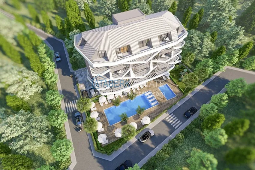 Инвестиционная недвижимость на этапе проекта – Алания район верхняя Оба 2 