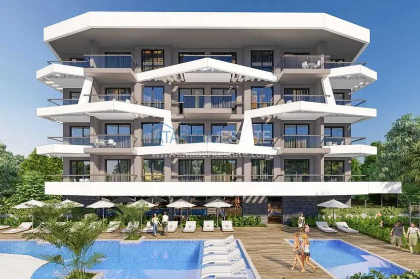 Инвестиционная недвижимость на этапе проекта – Алания район верхняя Оба 5 