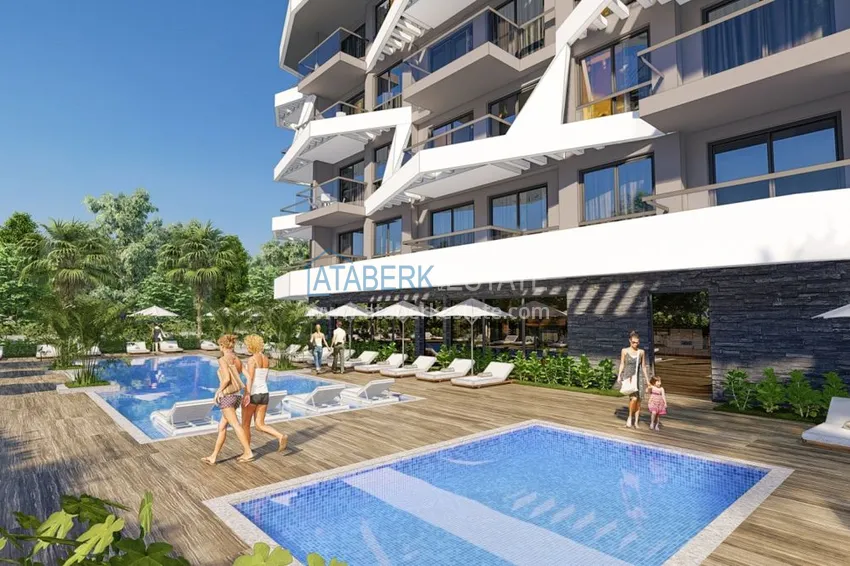 Инвестиционная недвижимость на этапе проекта – Алания район верхняя Оба 8 