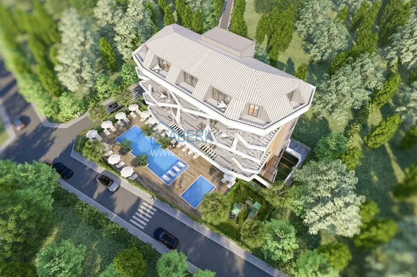 Инвестиционная недвижимость на этапе проекта – Алания район верхняя Оба 3 