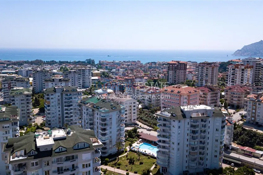 Дуплекс в престижном комплексе с видом на море и горы, Джикджилли – Алания 2 