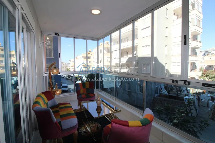 Приобрести Квартира в районе Тосмур двухкомнатная с современной мебелью и застекленным балконом 18 